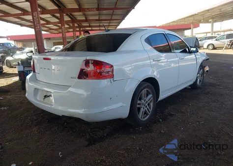 2014 Dodge Avenger Sxt z USA, uszkodzony, nr VIN 1C3CDZCB0EN202872